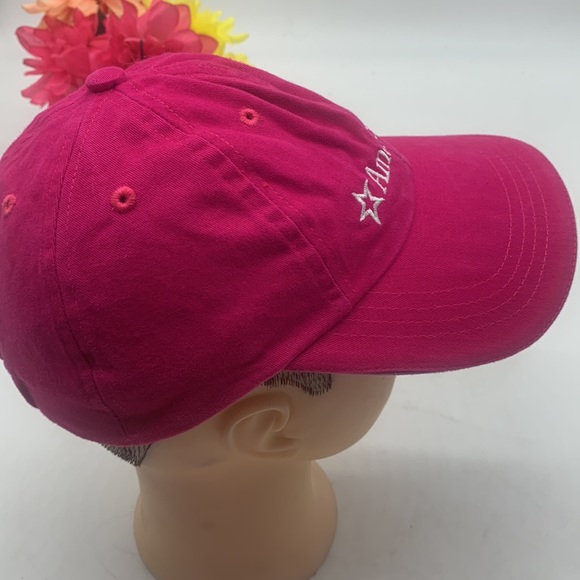 American Girl Red Baseball Hat One Size Fits All HT3972B - Picture 4 of 6